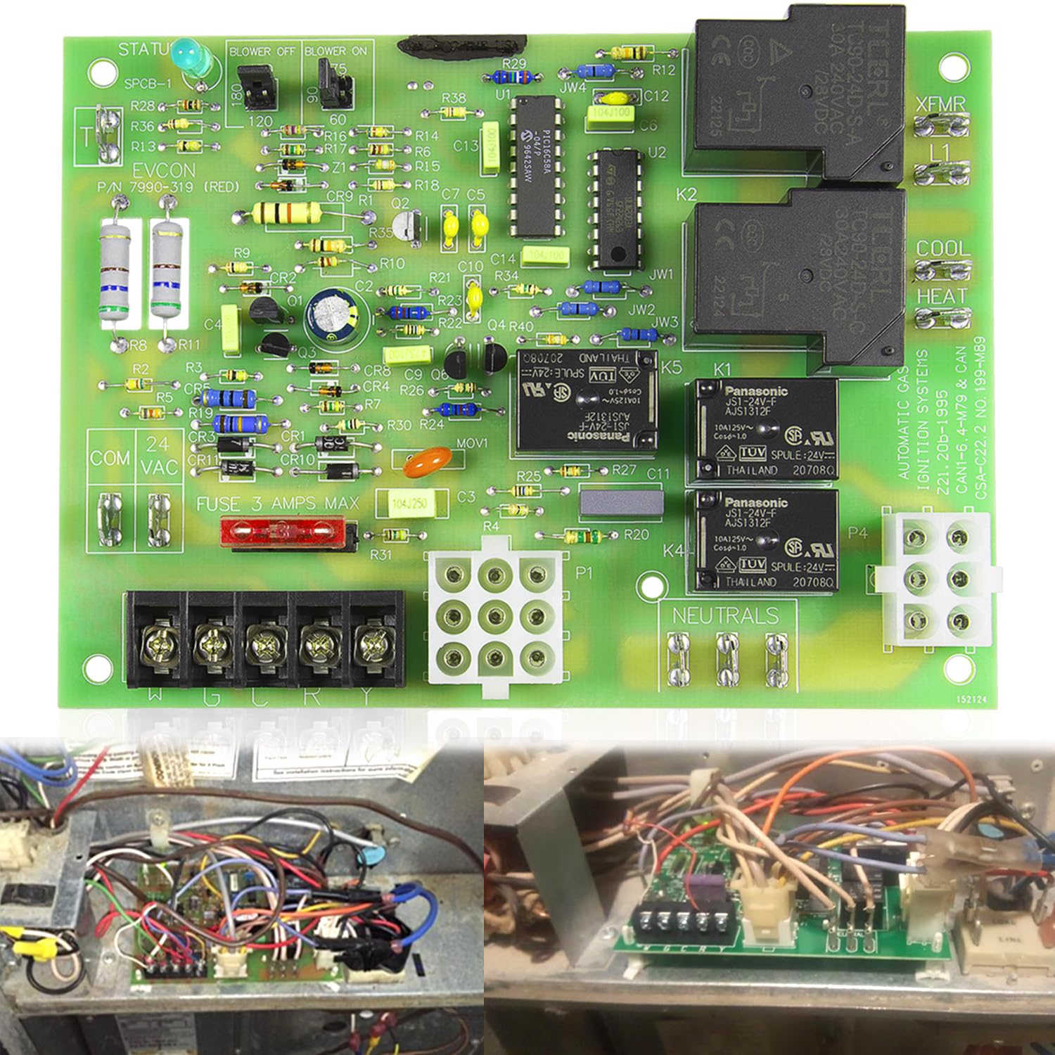 Amazon.com: S1-7990-319P Furnace Control Circuit Board, OEM